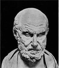 Гиппократ Косский (бюст 2-3 вв до н.э. из Британского музея)